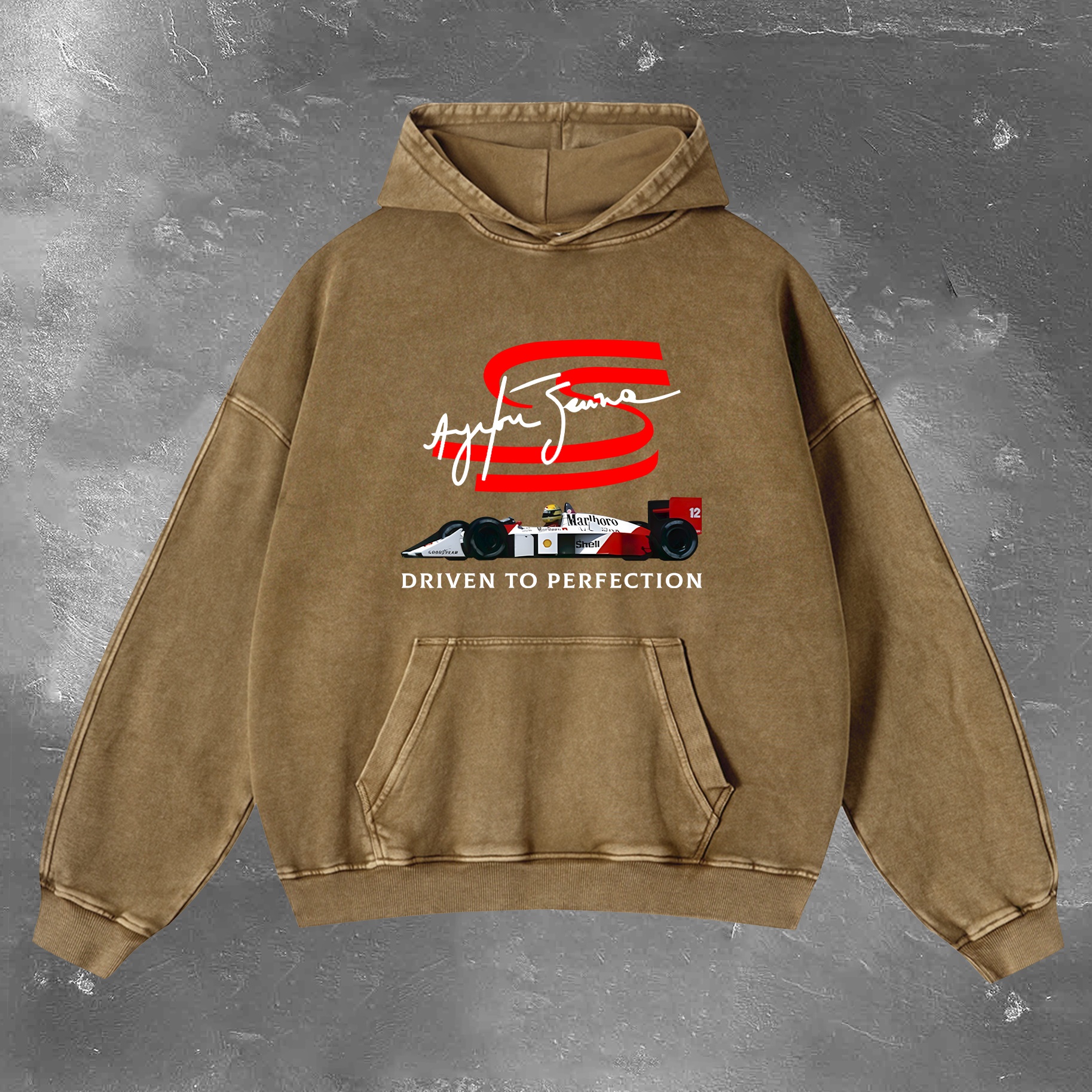 Racing Legend Vintage Washed Hoodie 10