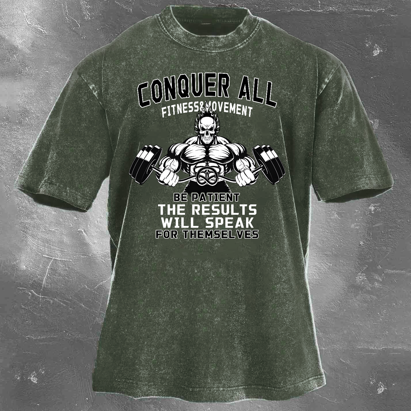 The Results Will Speak Unisex Vintage Washed T-Shirt