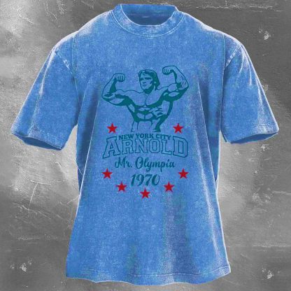 New York City Olympic Men's washed T-shirt