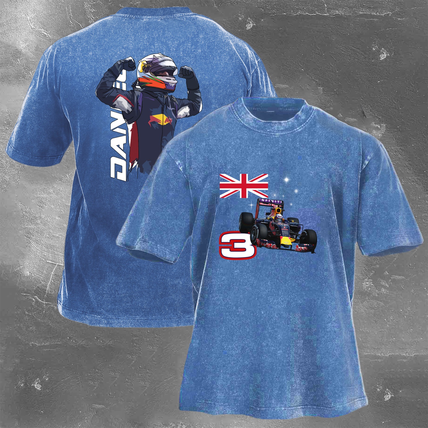 Racing Legend Vintage Cotton Washed T-Shirt 024