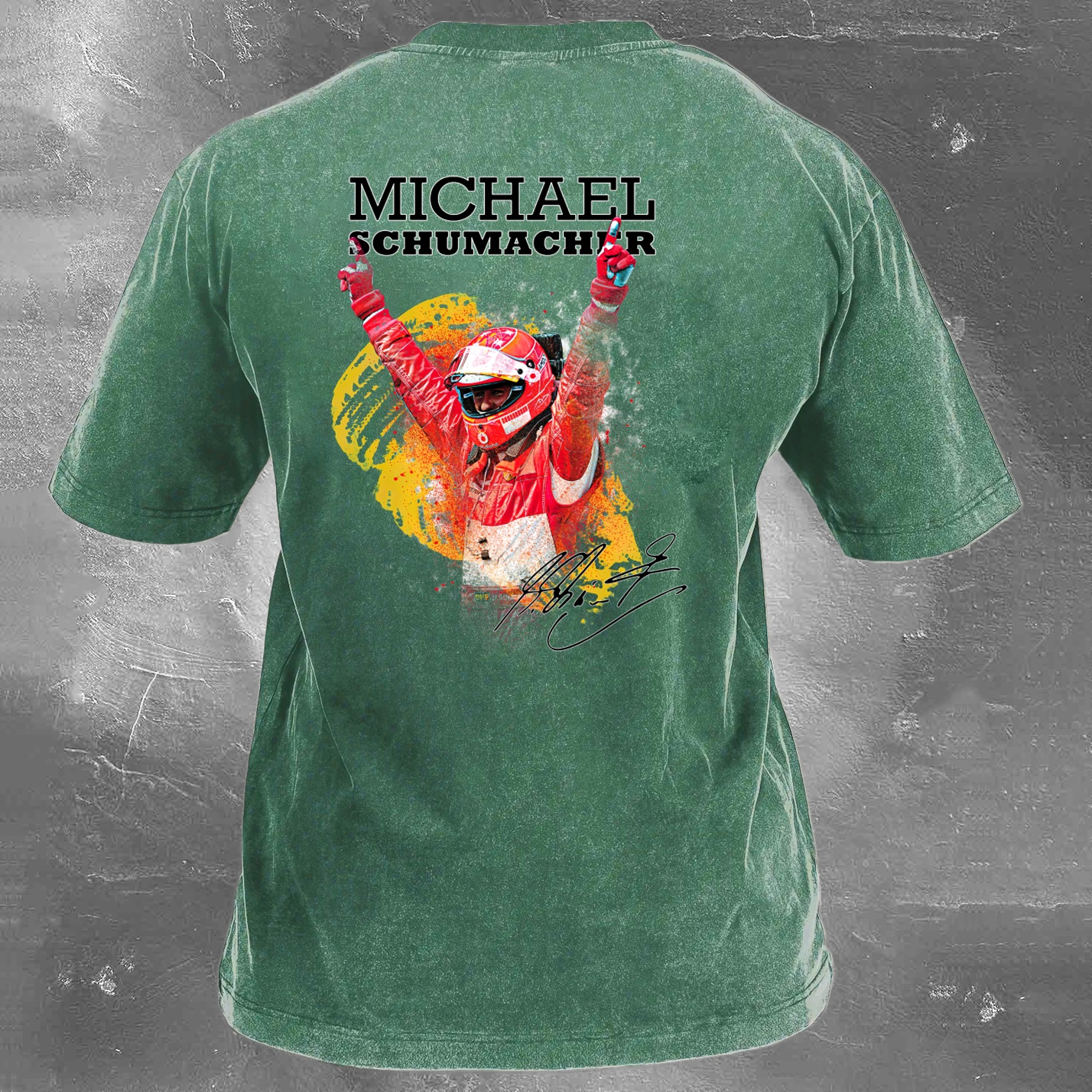 Racing Legend Vintage Cotton Washed T-Shirt 023