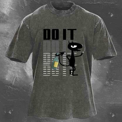 DOIT Men's Washed T-shirt