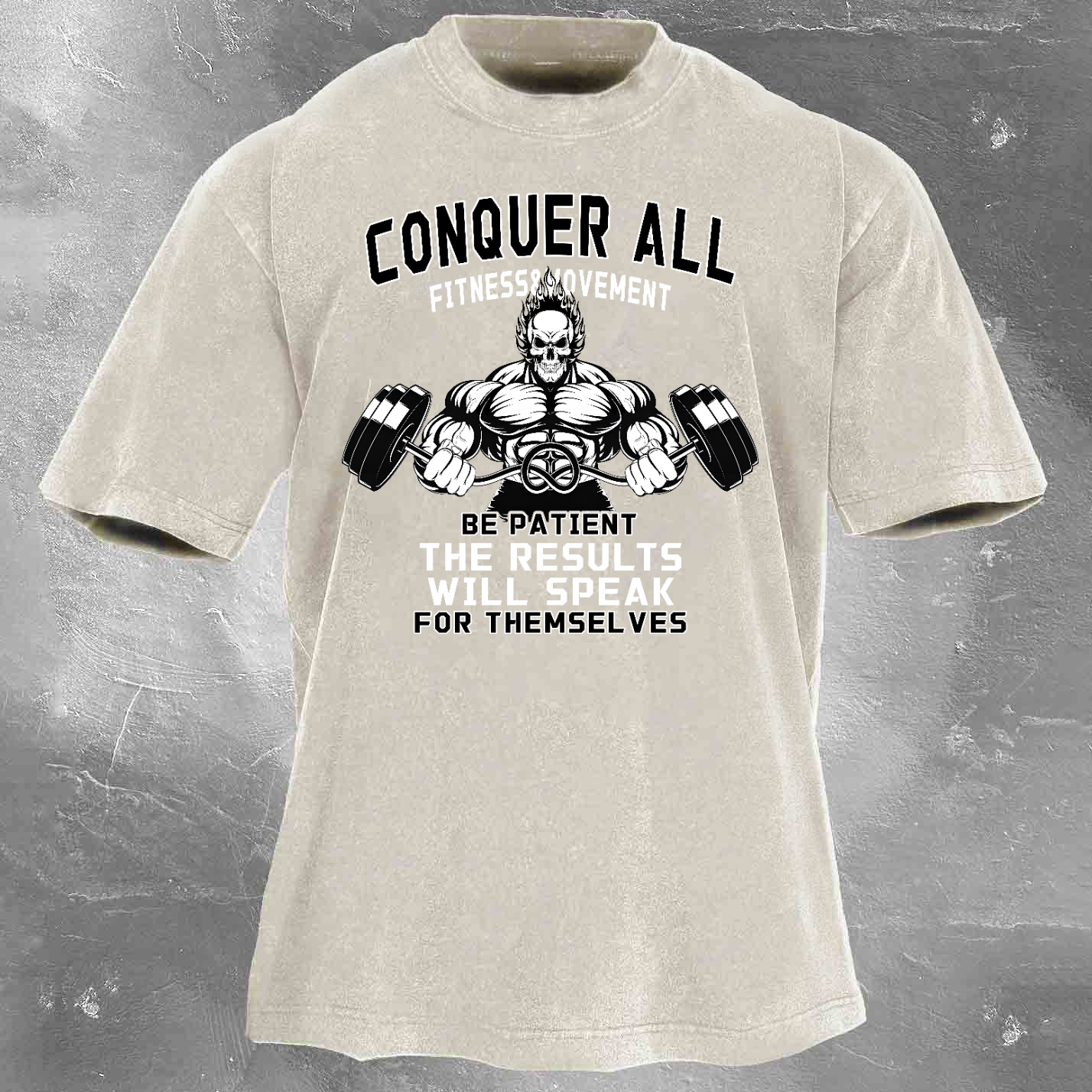 The Results Will Speak Unisex Vintage Washed T-Shirt