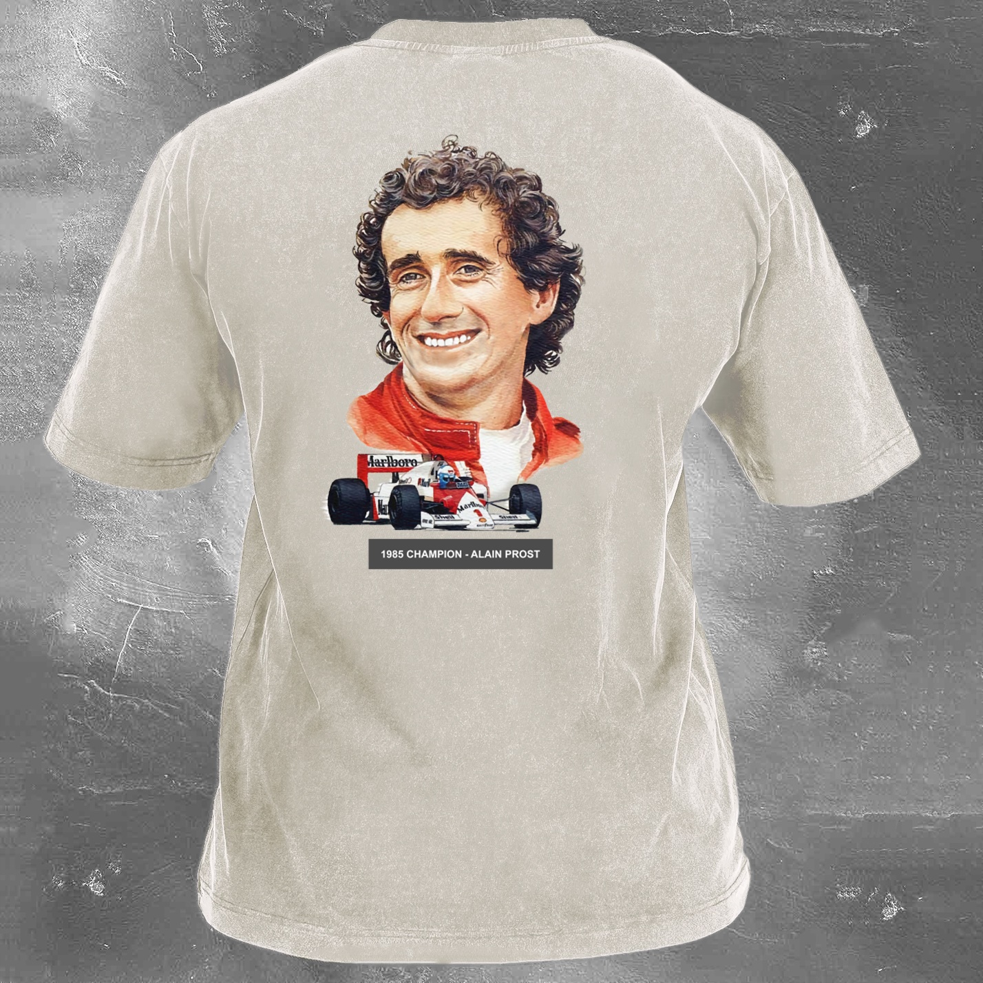Racing Legend Vintage Cotton Washed T-Shirt 041