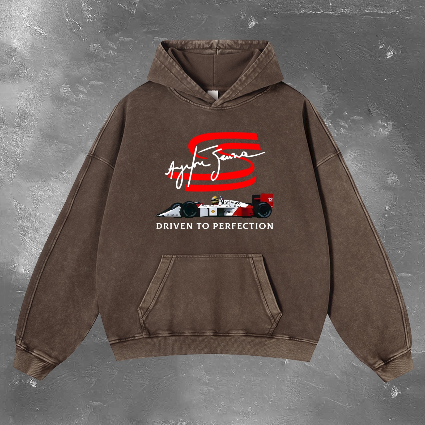 Racing Legend Vintage Washed Hoodie 10