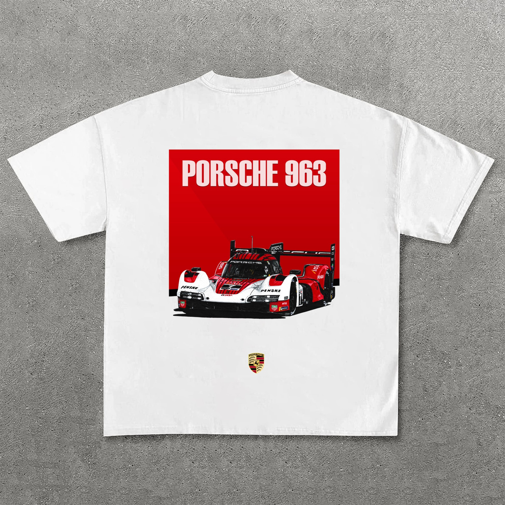 Popular Sports Car Print Pure Cotton Casual T-Shirt 03