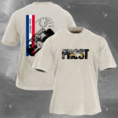 Racing Legend Vintage Cotton Washed T-Shirt 028