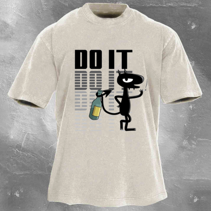 DOIT Men's Washed T-shirt