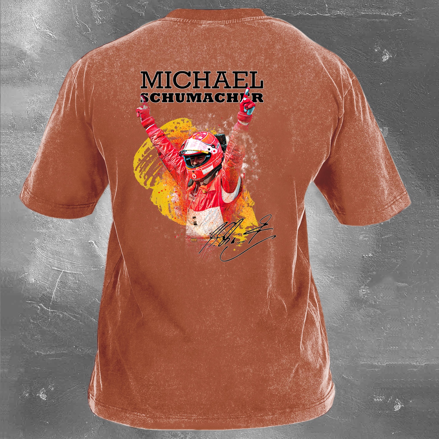 Racing Legend Vintage Cotton Washed T-Shirt 023