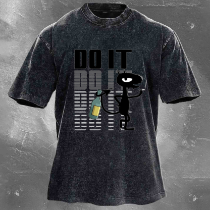 DOIT Men's Washed T-shirt