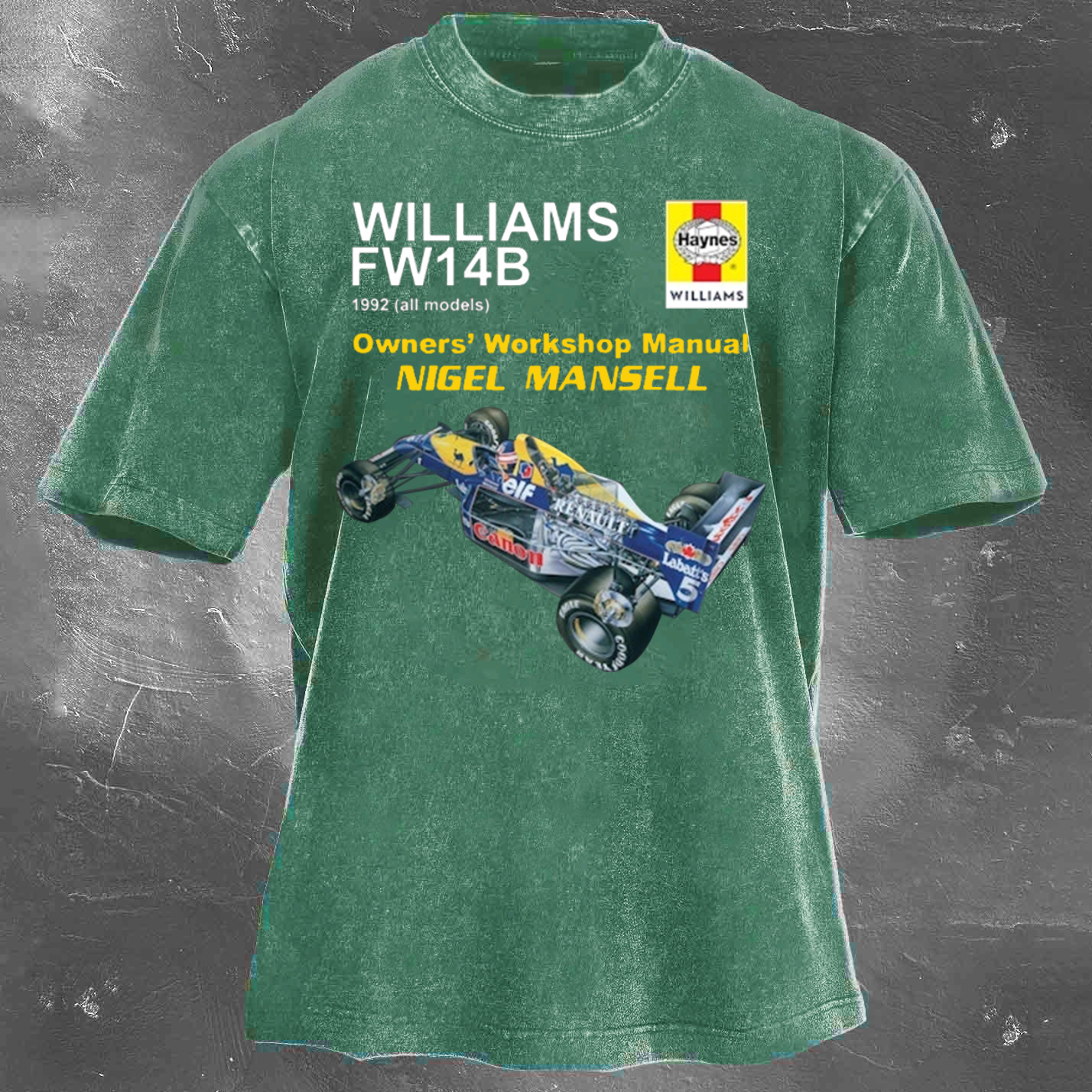 Legendary Racing Unisex Vintage Washed T-Shirt 07