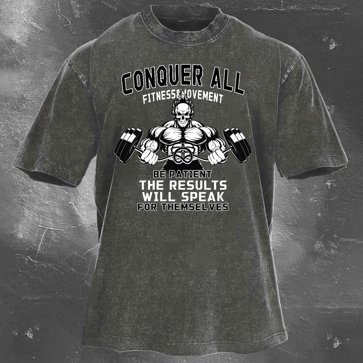 The Results Will Speak Unisex Vintage Washed T-Shirt