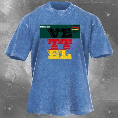 Racing Legend Vintage Cotton Washed T-Shirt 035