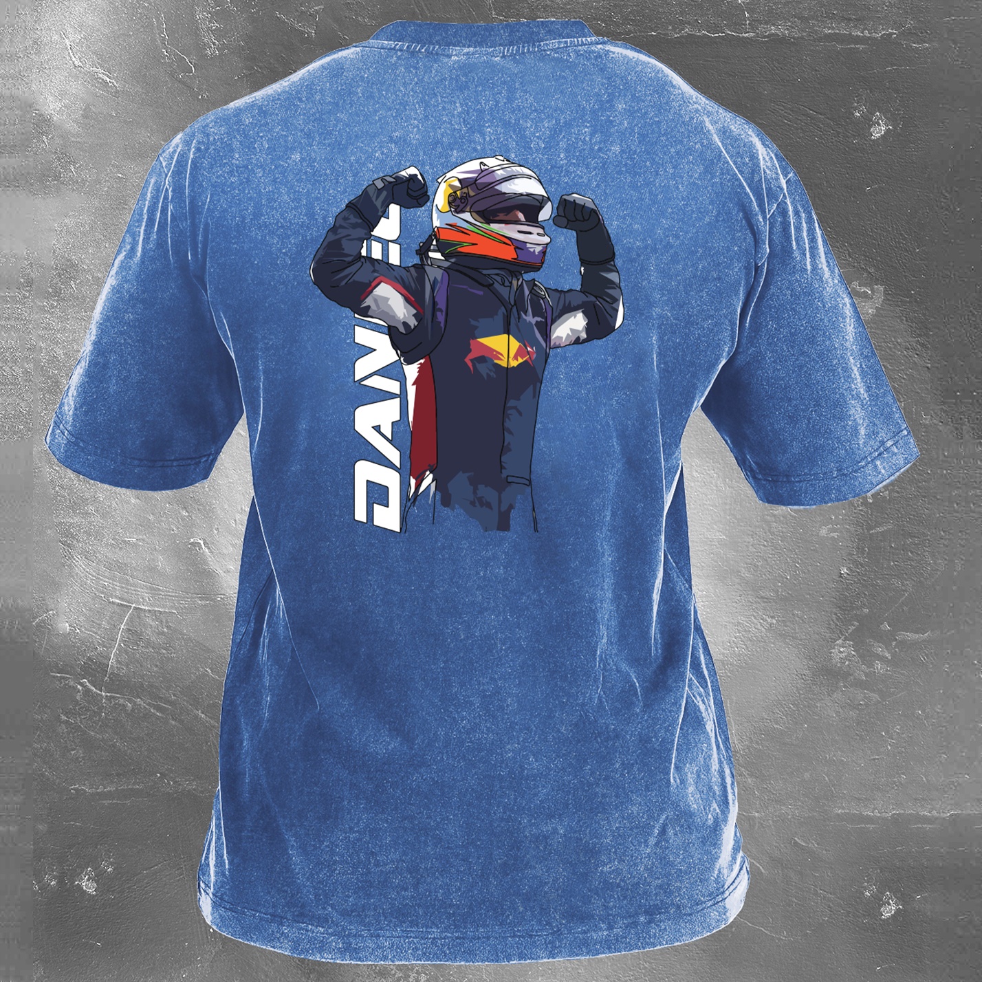 Racing Legend Vintage Cotton Washed T-Shirt 024