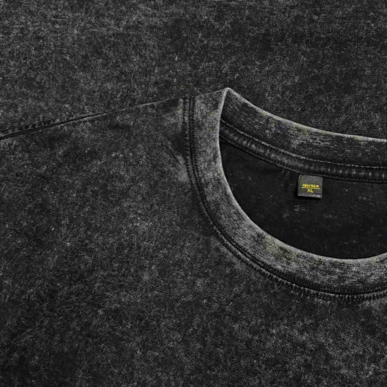 PR OR ER Men's washed T-shirt