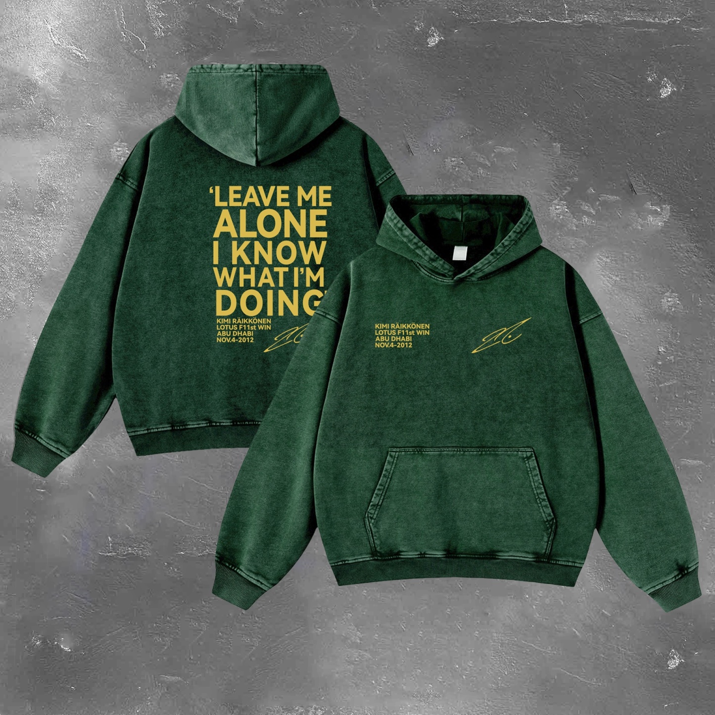 Racing Legend Vintage Washed Hoodie 12