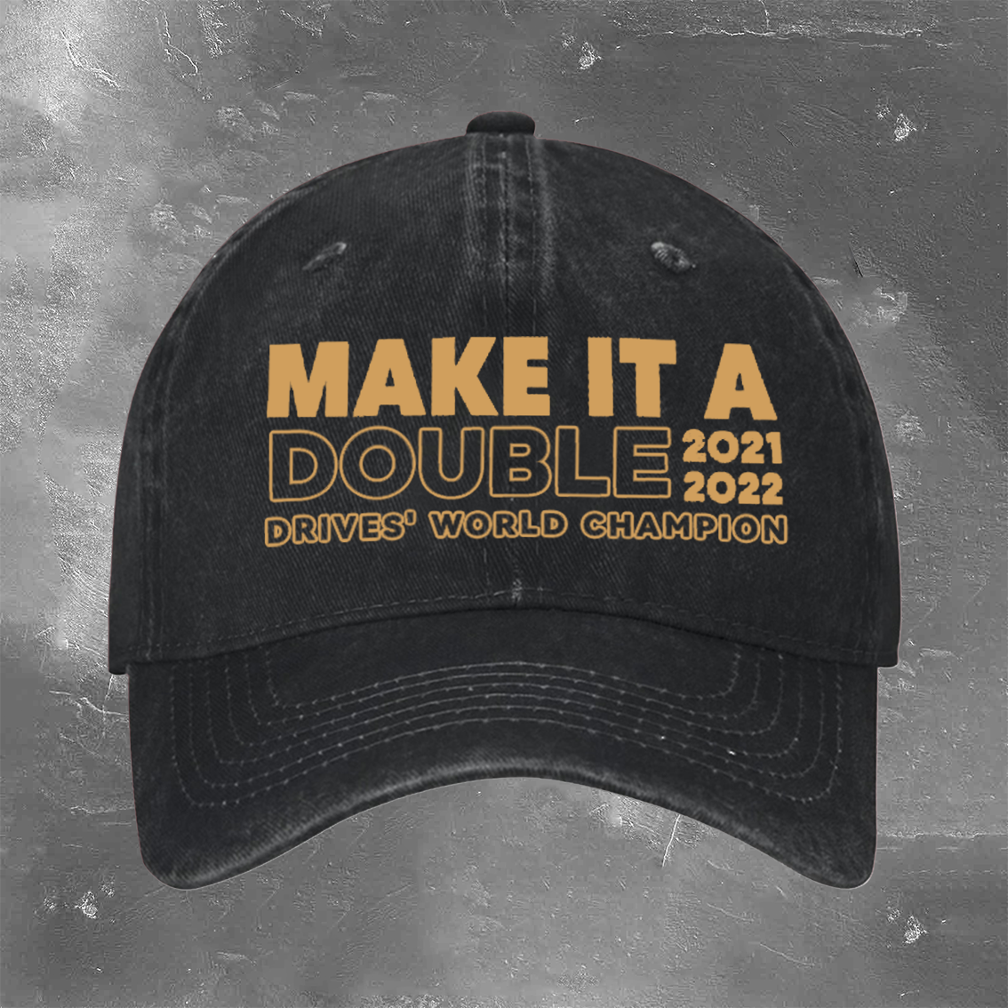 2025 Racing casual retro washed baseball cap 04