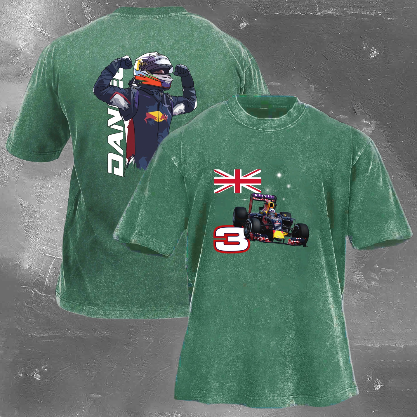 Racing Legend Vintage Cotton Washed T-Shirt 024