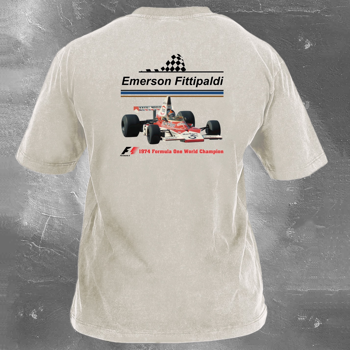 Racing Legend Vintage Cotton Washed T-Shirt 027