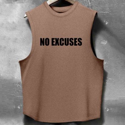 No Excuses Men's washed Tank