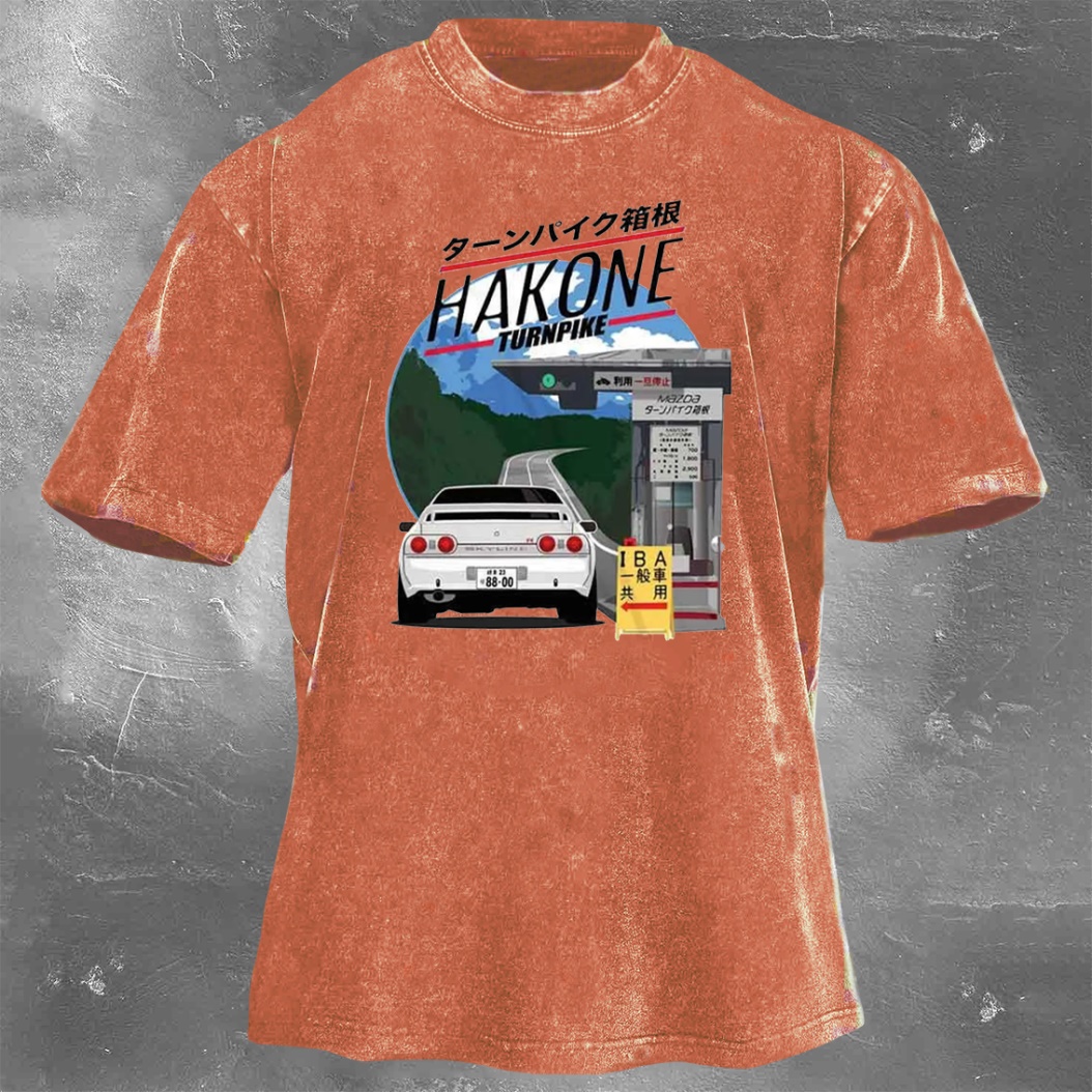 Popular Racing Cars Vintage Washed Tee 13