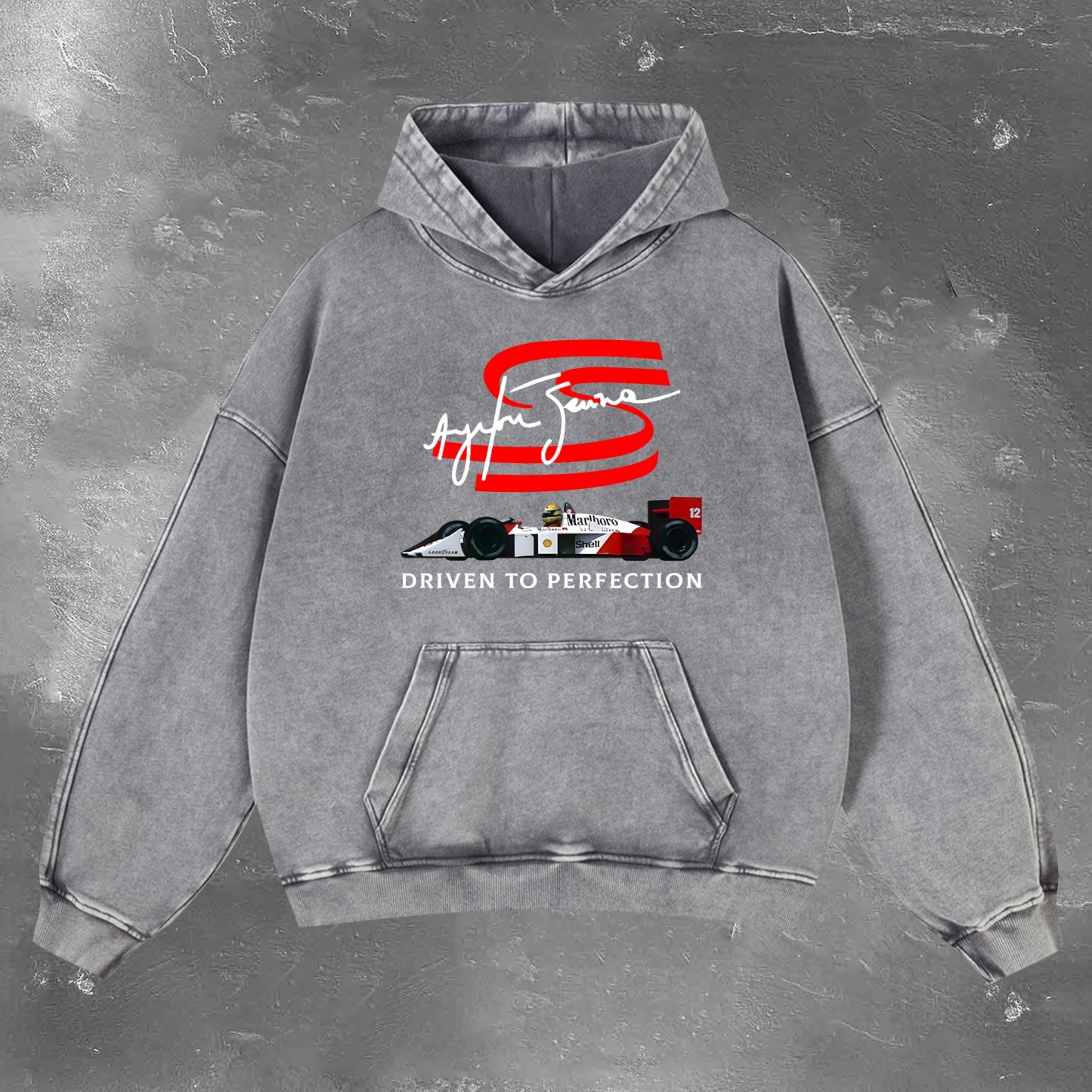 Racing Legend Vintage Washed Hoodie 10