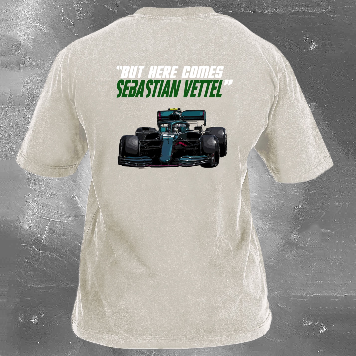 Racing Legend Vintage Cotton Washed T-Shirt 032