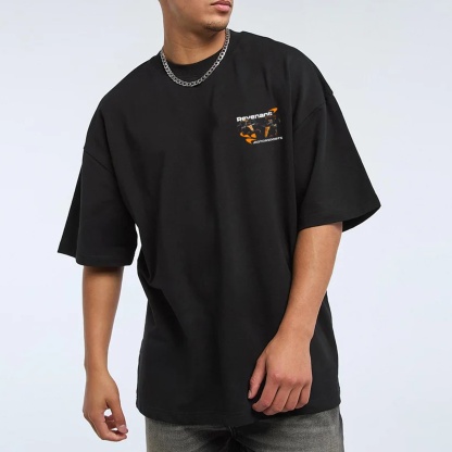 Super Race Team Print Pure Cotton Casual T-Shirt 04