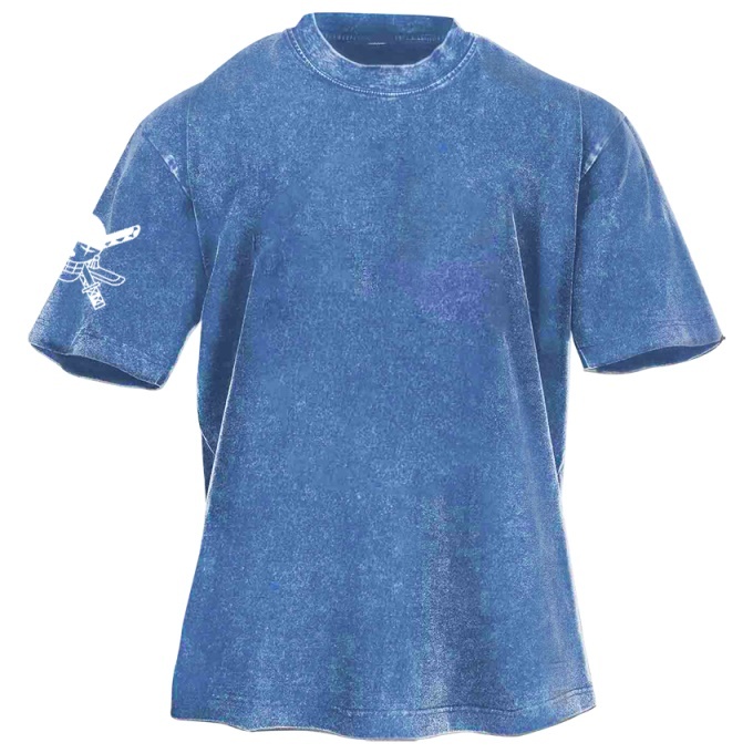 Classic Popular Anime Print Retro Washed Short Sleeves 05