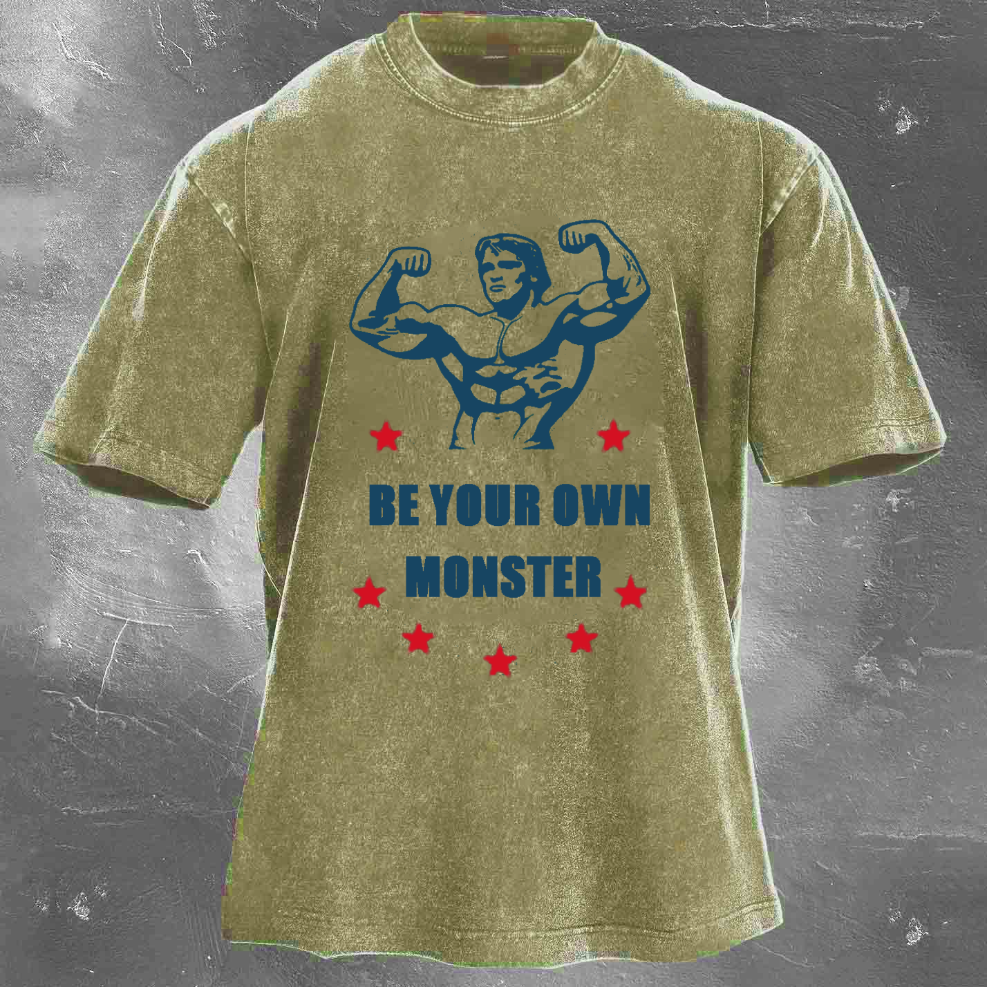 BE YOUR OWN MONSTER Unisex Washed T-shirt