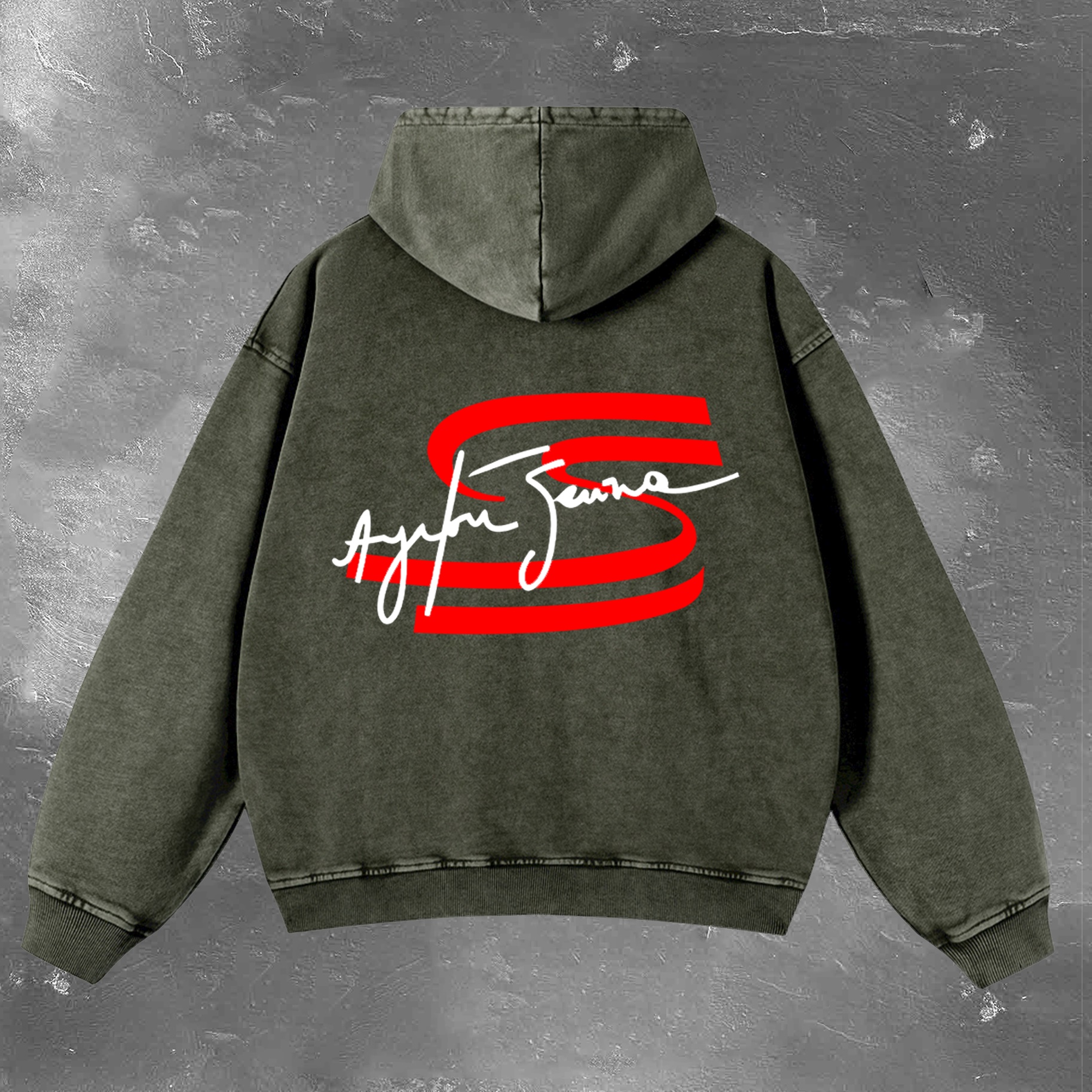 Racing Legend Vintage Washed Hoodie 10