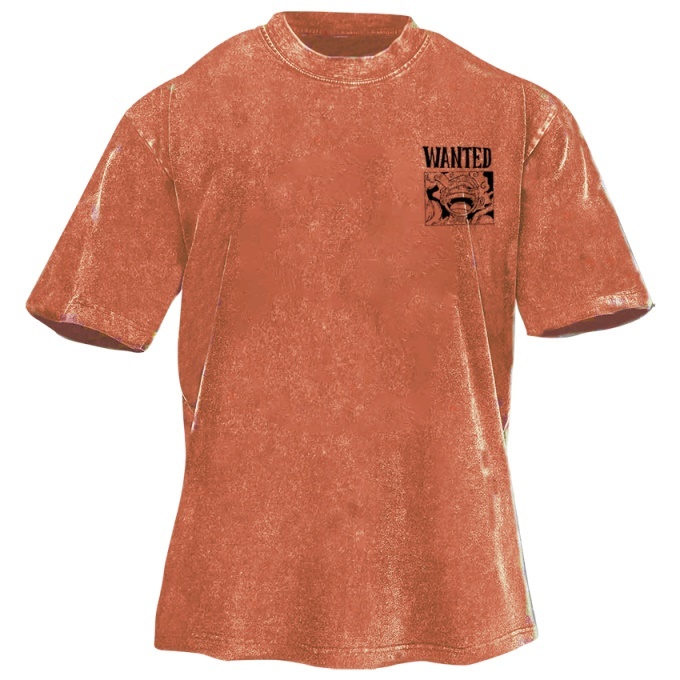 Classic Popular Anime Print Retro Washed Short Sleeves 06