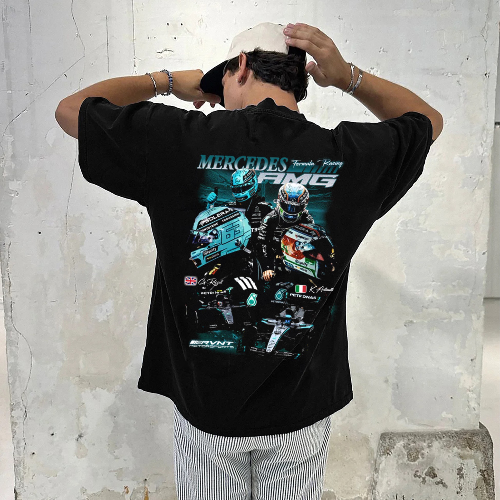 Super Race Team Print Pure Cotton Casual T-Shirt 02