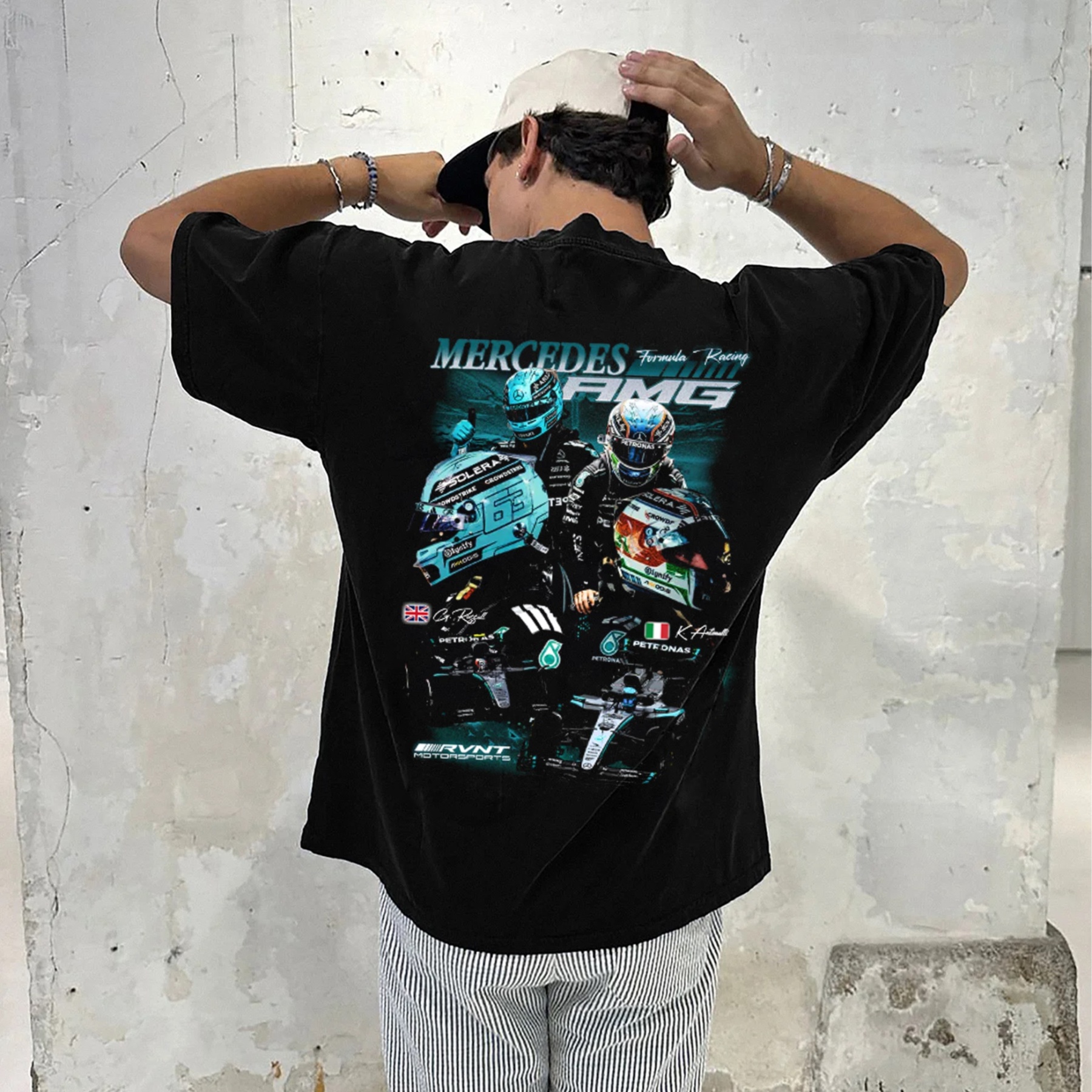 Super Race Team Print Pure Cotton Casual T-Shirt 02