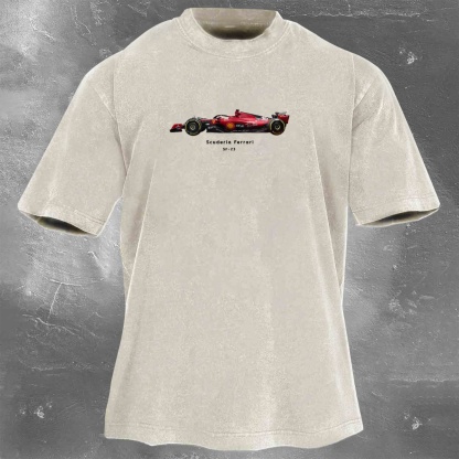 Legendary Racing Car Vintage Washed Tee 02