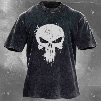 I'm Watching You Men's washed T-shirt