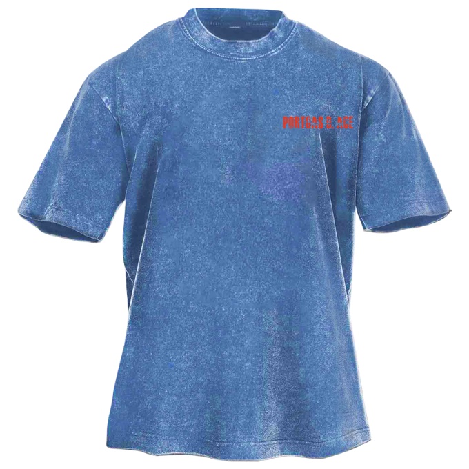 Classic Popular Anime Print Retro Washed Short Sleeves 03