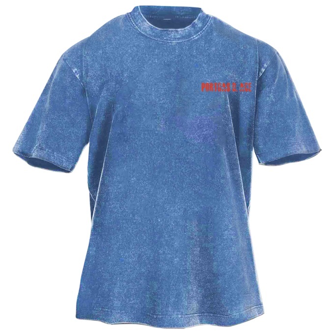 Classic Popular Anime Print Retro Washed Short Sleeves 03