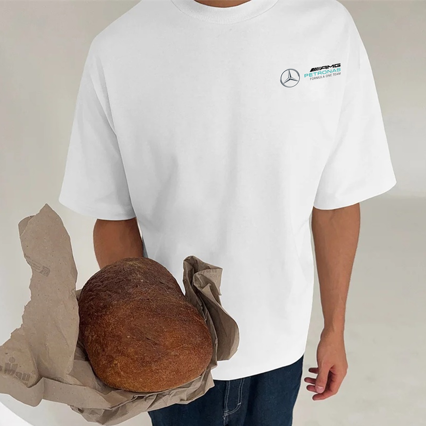 Popular Race Team Street Print Pure Cotton Casual T-Shirt 01