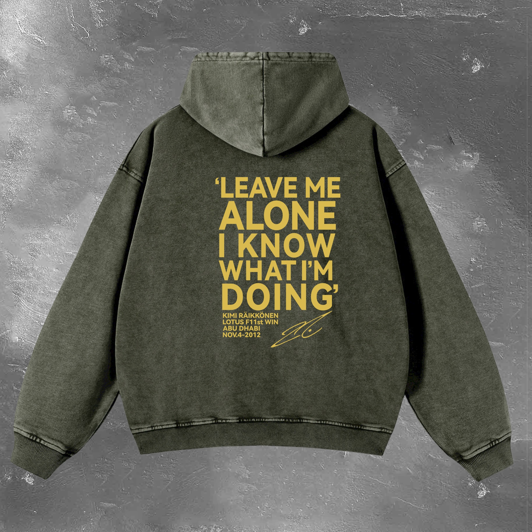 Racing Legend Vintage Washed Hoodie 12