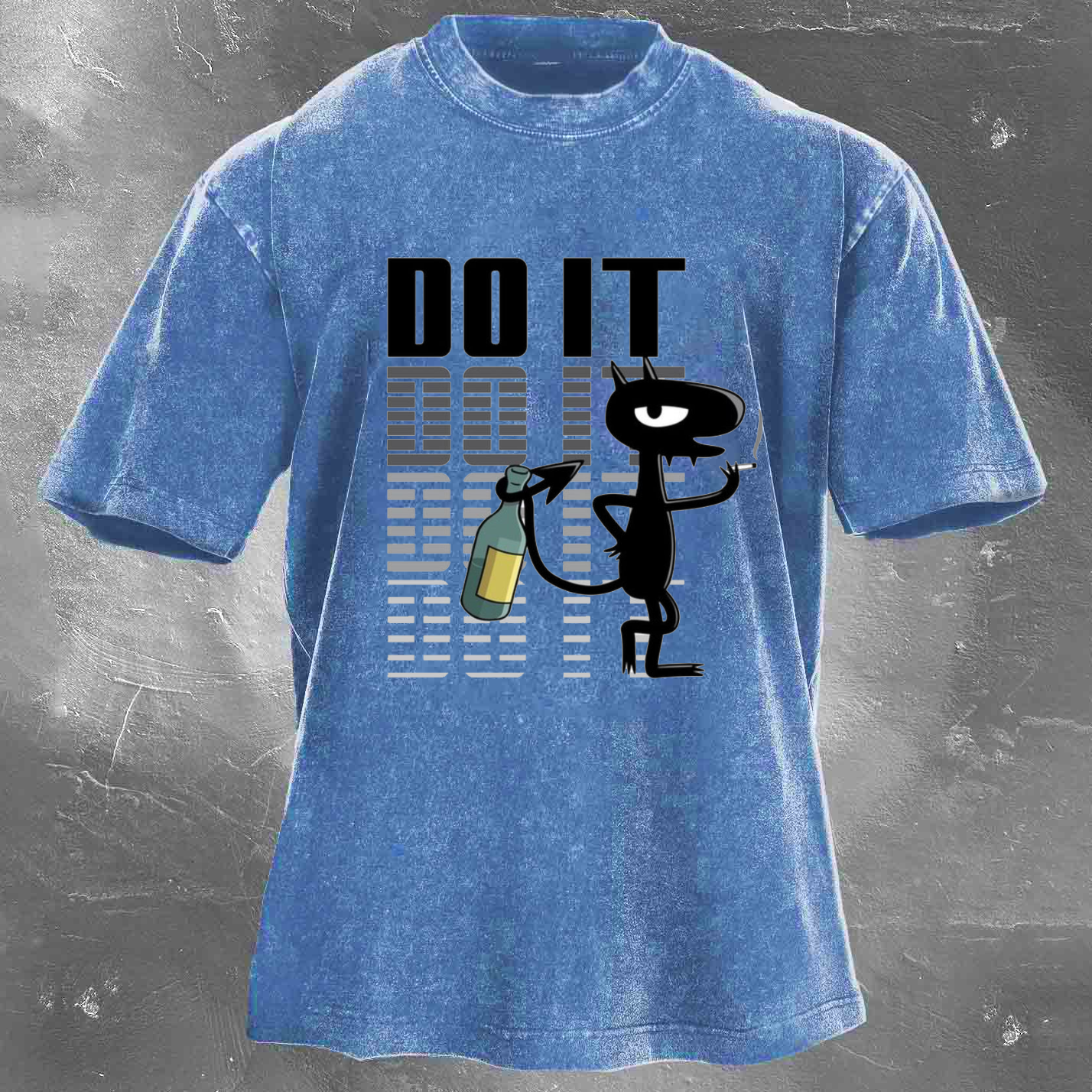 DOIT Men's Washed T-shirt