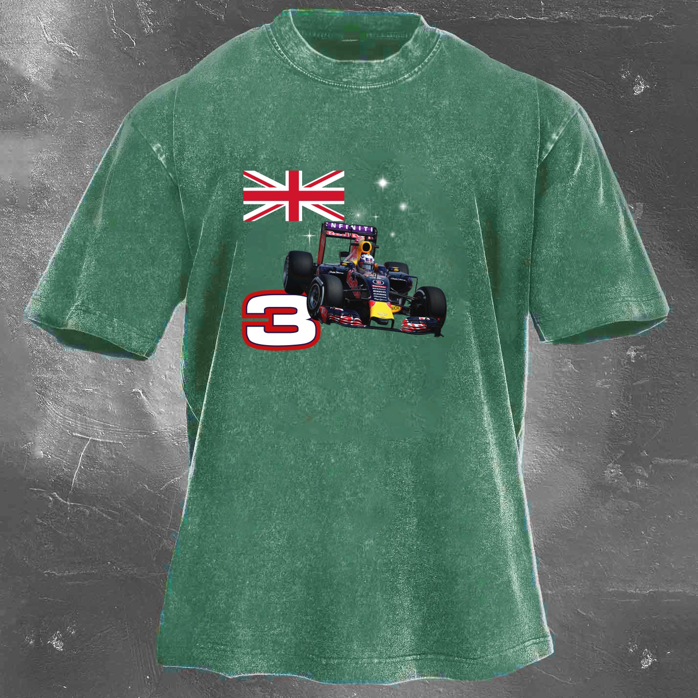 Racing Legend Vintage Cotton Washed T-Shirt 024