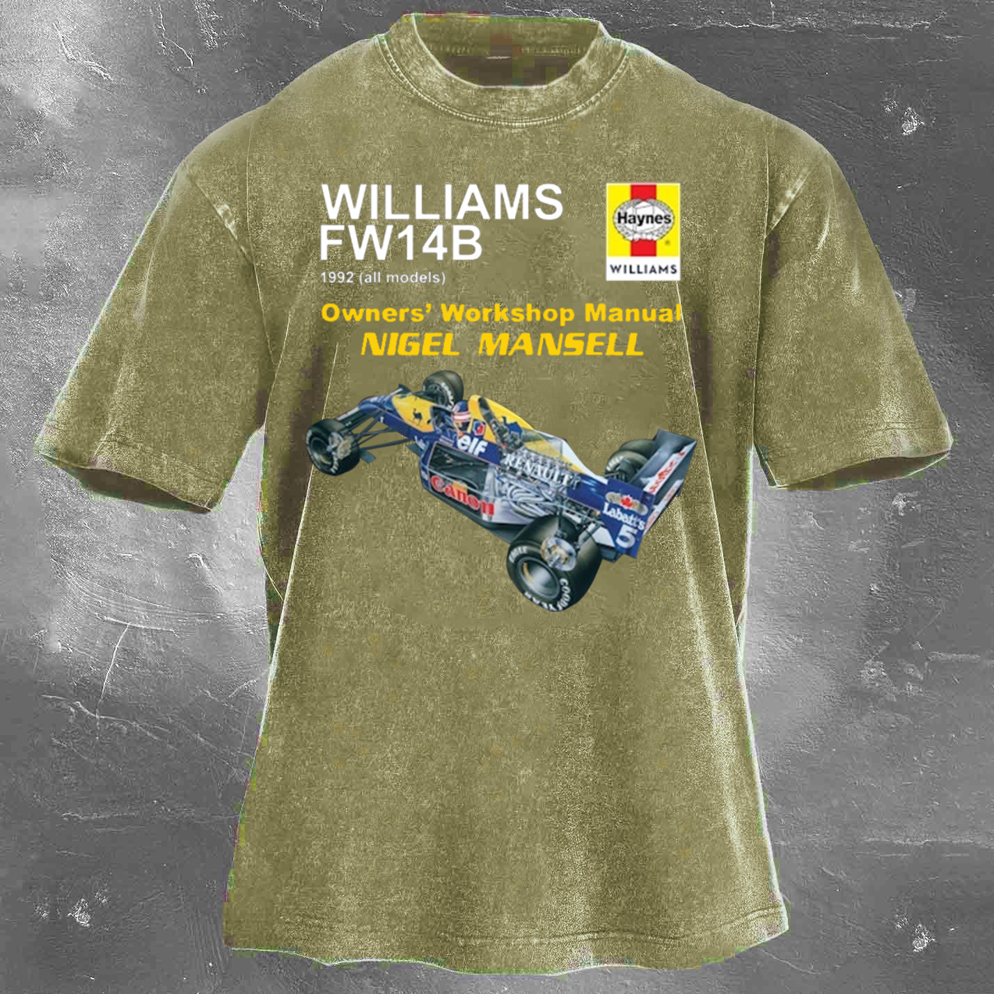 Legendary Racing Unisex Vintage Washed T-Shirt 07