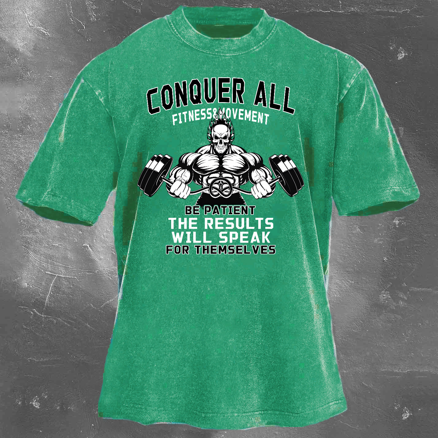 The Results Will Speak Unisex Vintage Washed T-Shirt