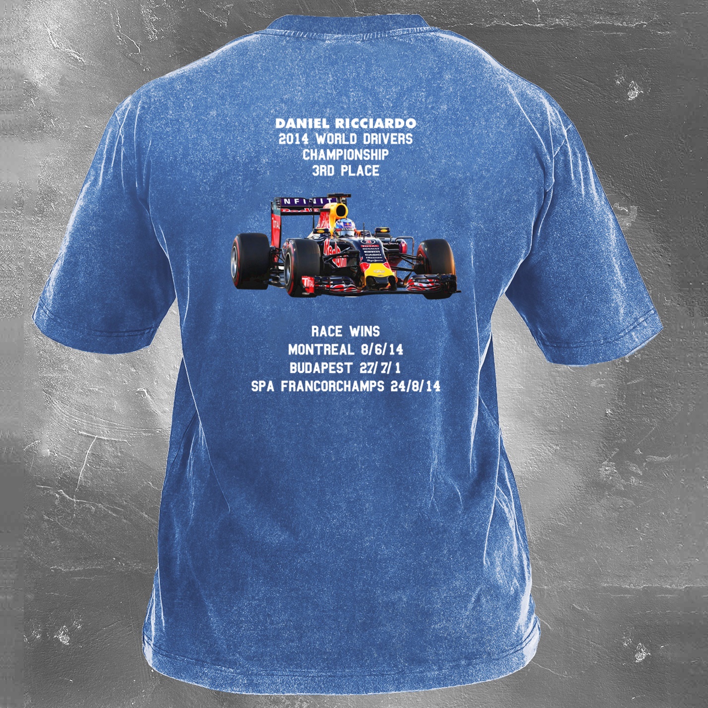 Racing Legend Vintage Cotton Washed T-Shirt 040