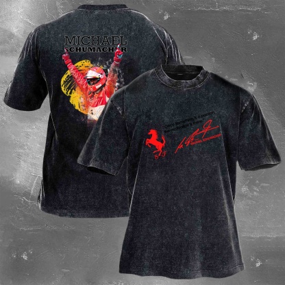 Racing Legend Vintage Cotton Washed T-Shirt 023