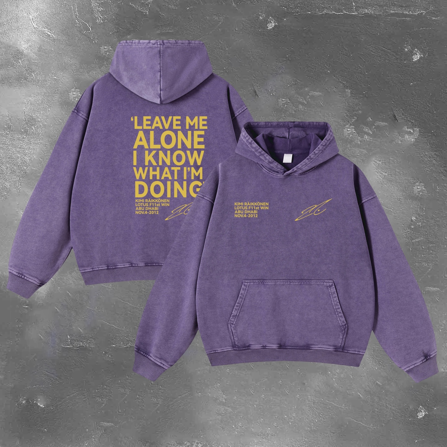 Racing Legend Vintage Washed Hoodie 12