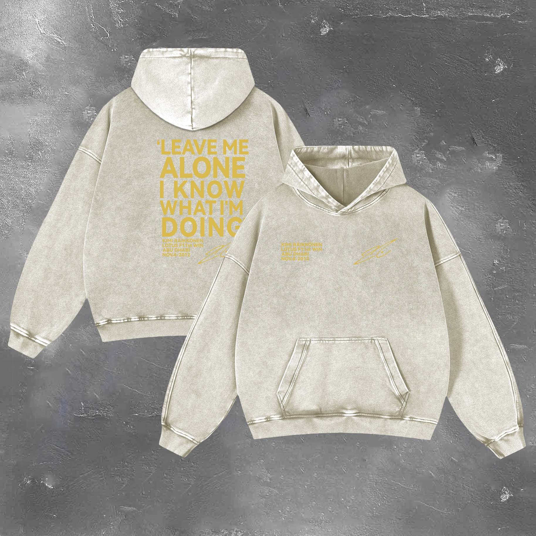 Racing Legend Vintage Washed Hoodie 12