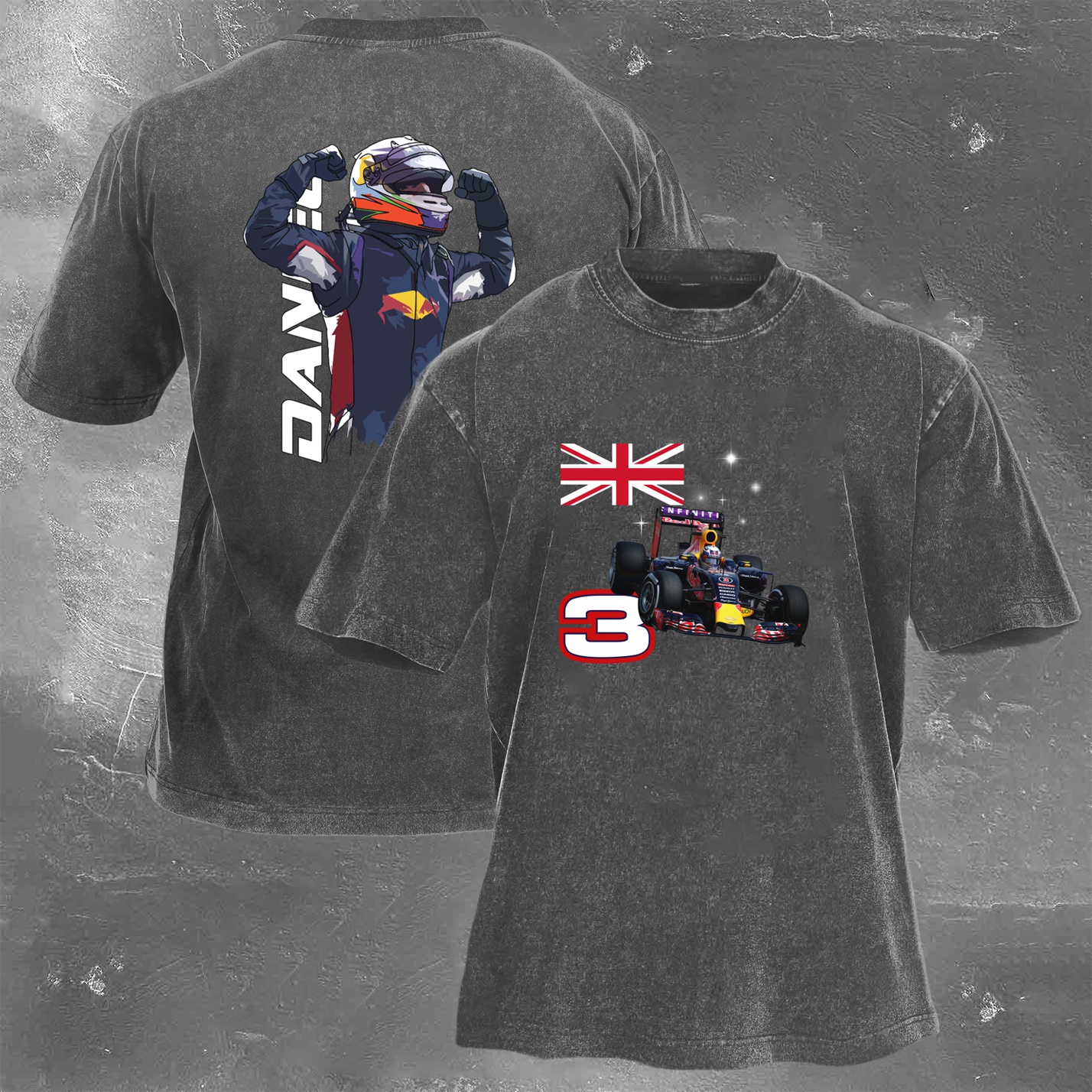 Racing Legend Vintage Cotton Washed T-Shirt 024