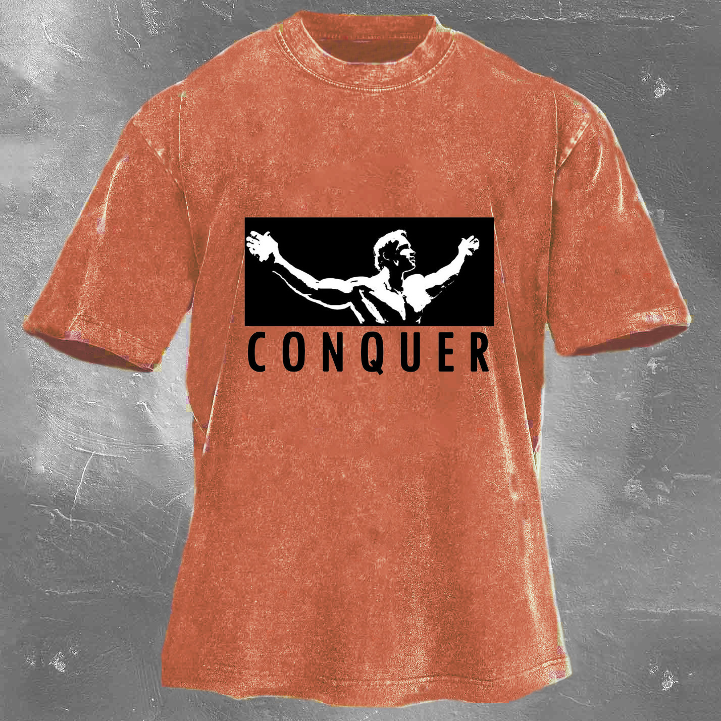 CONQUER Unisex Washed T-shirt